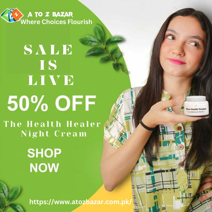 The Health Healer🤍Whitening🌙Night Cream✨Free Delivery 🔥All over Pakistan🚚