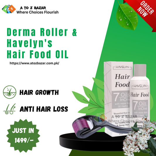 Derma Roller & Hair Oil❣️50%OFF😲Limited left🔥Free Delivery🚚